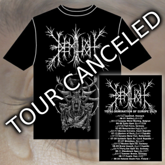 Total Domination Of Europe Tour 2019 Limited T-shirt