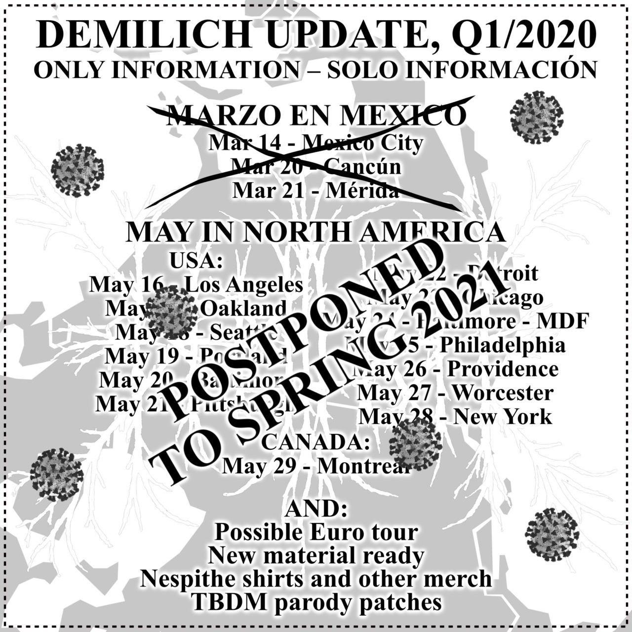 Demilich update, Q1/2020